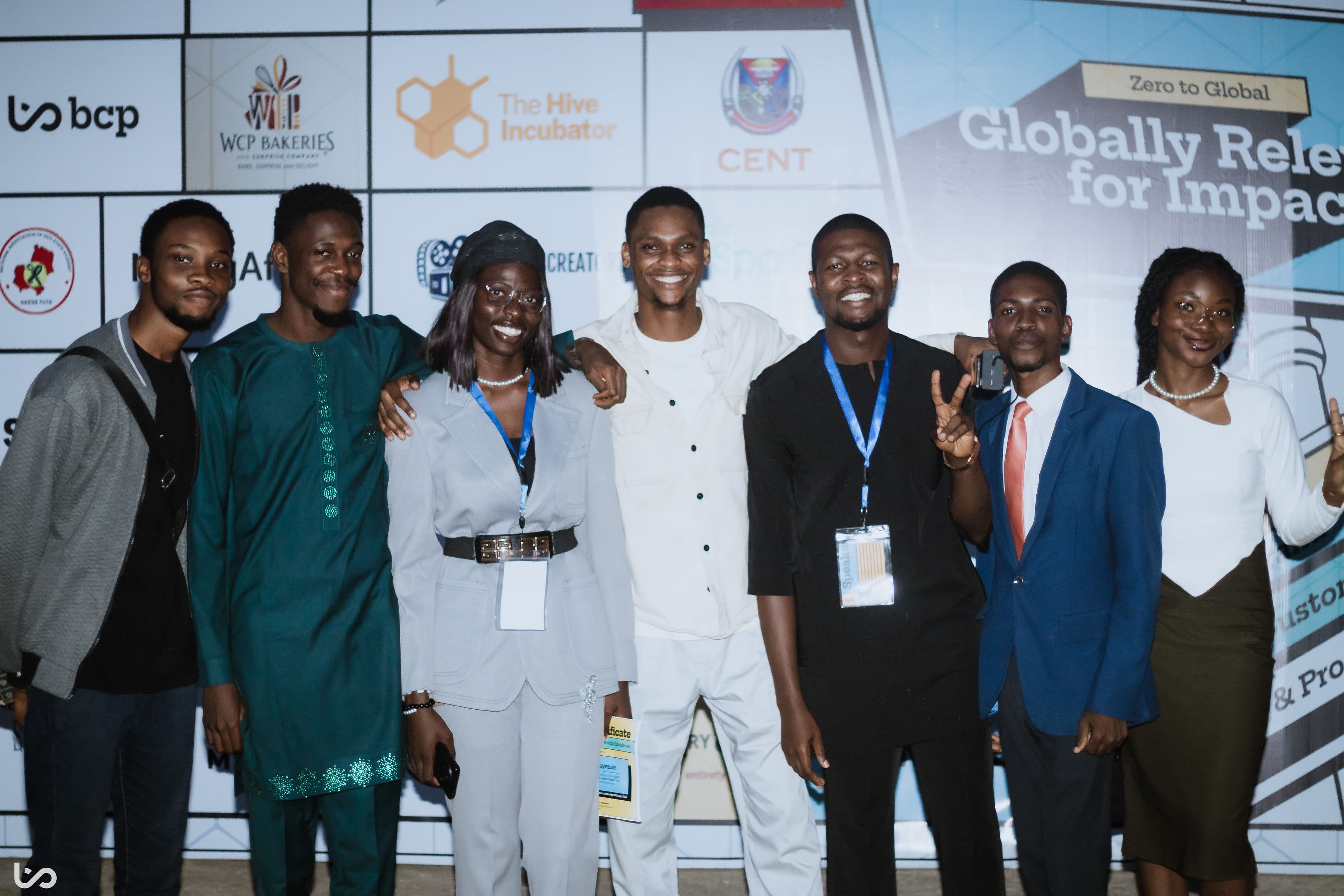 BCP partners and speakers on stage